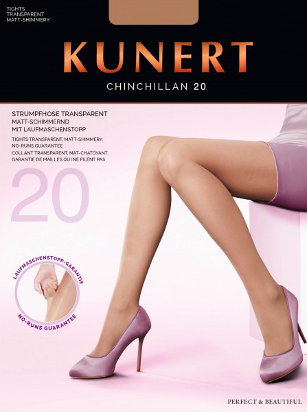 Kunert - Transparent collant con RUN STOP by KUNERT Chinchillan 20