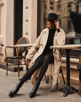 Gabriella - Collant 60 denari microfibra fantasia gessato Gabriella - Collant 60 denari microfibra fantasia gessato