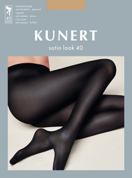 Kunert Satin Look 40 - Collant semi-coprente lucido