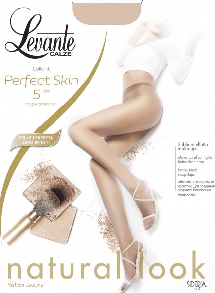 Levante Perfect Skin - 5 denier bare leg look estate collant