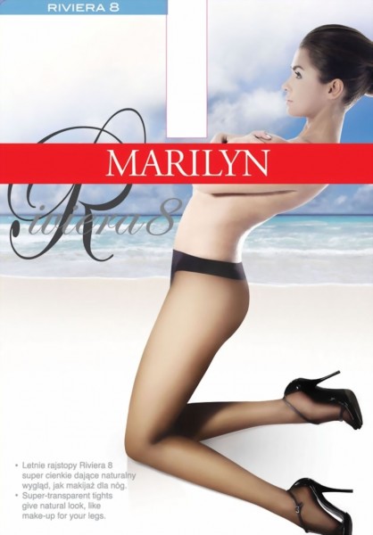 Marilyn - Sheer-to-waist tights Riviera 8 denier