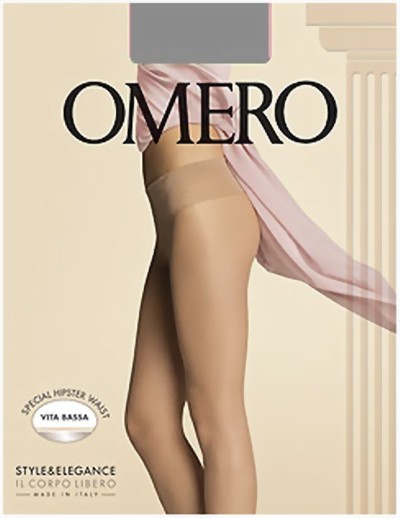 Omero - Transparent hipster tights Vitality Vita Bassa 20 DEN