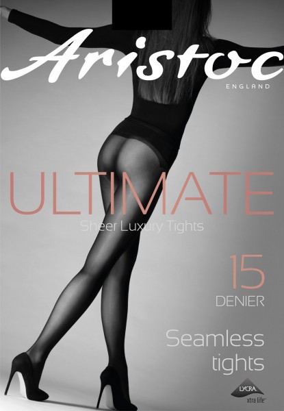 Aristoc Ultimate Seamless Tights - Collant senza cuciture, 15 denari, elastico confort in vita