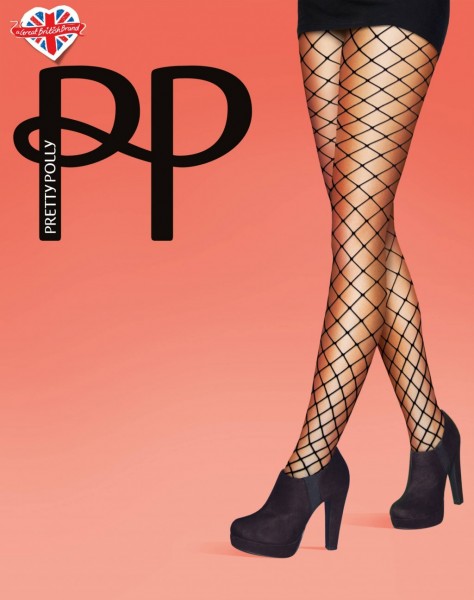 Pretty Polly Jumbo Net - Collant rete larga