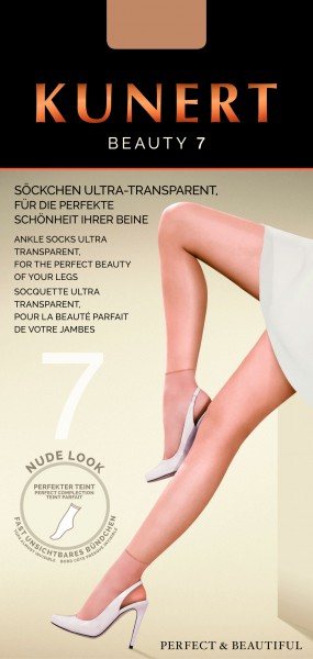 Kunert Beauty 7 - Ultra-transparent nude look estate calzini