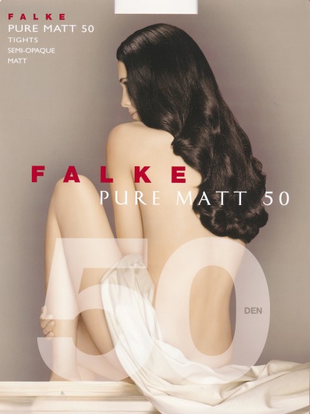 FALKE Pure Matt 50 - Semi-Opaco, ultra soft collant
