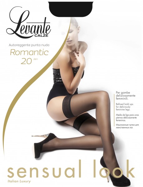 Levante Romantic 20 - Calza autoreggente