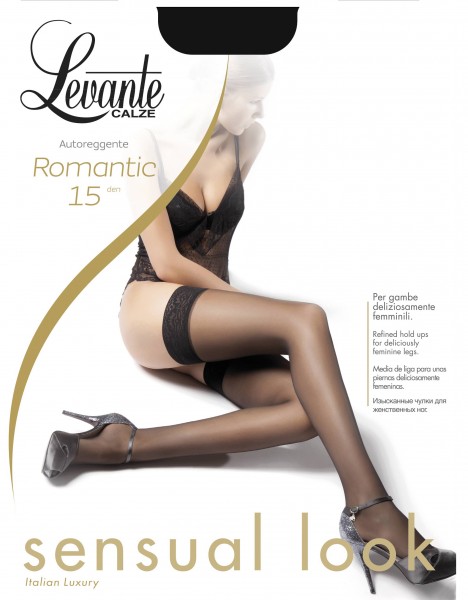 Levante Romantic 15 - Calza autoreggente