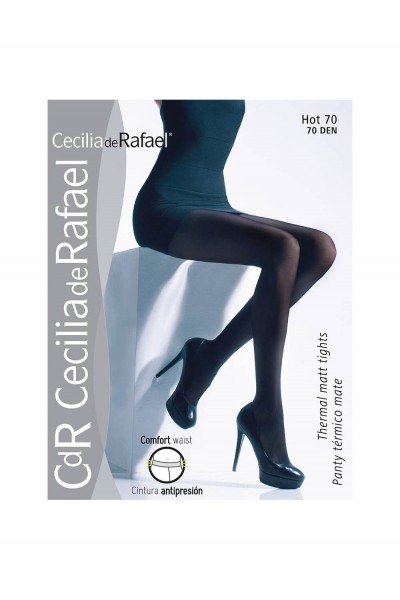 Cecilia de Rafael Hot - 70 denier warm and soft inverno collant