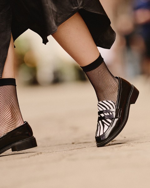 Gabriella - Calzino corto in rete punta invisibile