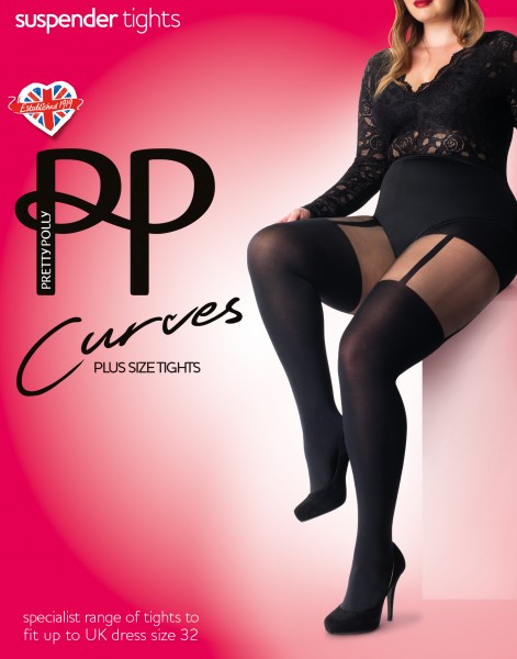 Pretty Polly - Curves Suspender Fashion collant