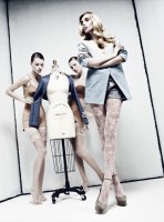 Omero - Stylish lace pattern fishnet tights Salman Omero - Stylish lace pattern fishnet tights Salman