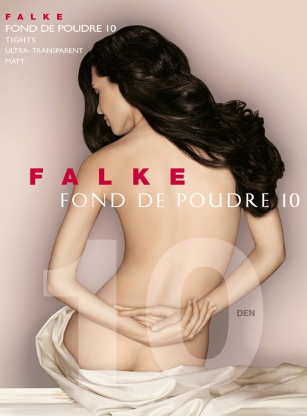 FALKE Fond de Poudre 10 - Ultra-transparent, matte effect collant