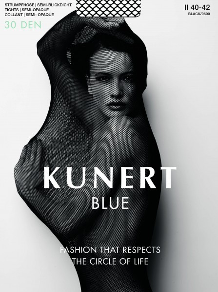 Kunert - Semi-Opaco collant made from sustainable materials Blue 30