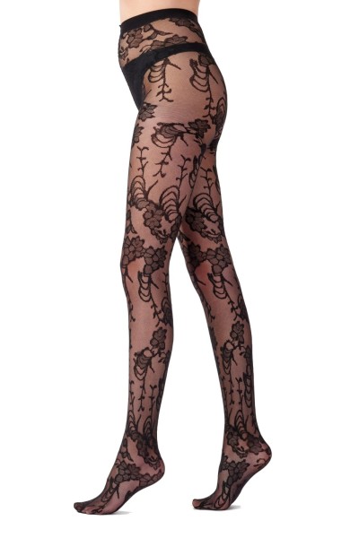 Pretty Polly Botanical Mesh Tights - Collant con disegno di floreale