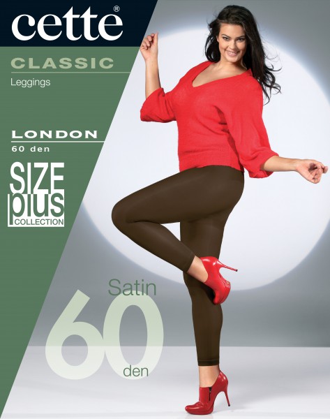 Cette Size Plus Collection London - Pantacollant in microfibra 60 denari