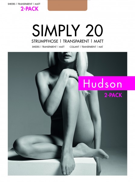 Hudson Simply 20 - 2 Pack! - Collant 20 denari velato
