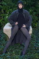 Trasparenze - Collant in lana a costine Trasparenze - Collant in lana a costine