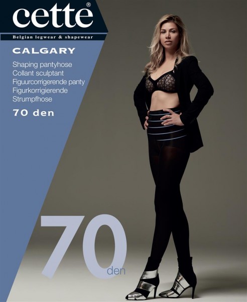 Cette Plus Size Collection - Collant 70 denari con mutandina contenitiva effetto modellare