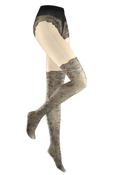 Designer mock calze sopra il ginocchio collant - Anja Gockel for KUNERT