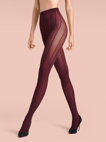 Claudia Schiffer Legs No. KUNERT de Luxe - Collant a righe verticali