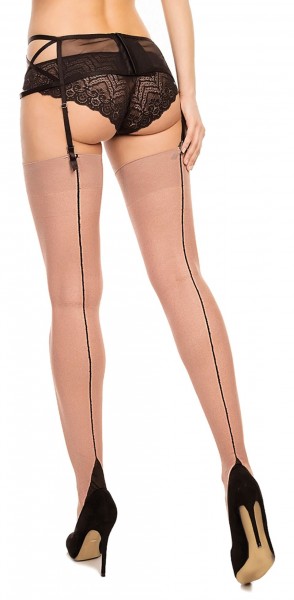 Glamory Delight 20 - Calza da reggicalze con riga dietro