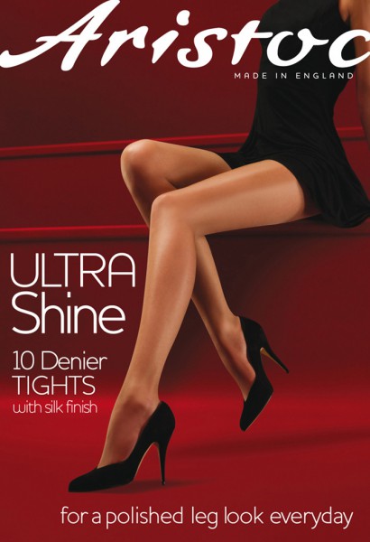 Aristoc Ultra Shine - Collant 10 denari lucido, velatissimo per l’estate