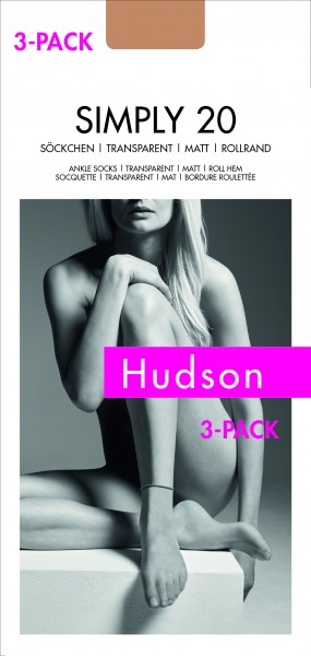 Hudson Simply 20 - Calzino confortevole senza bordino