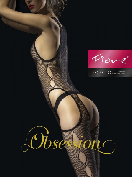 Fiore Secreto - reteBodystocking con sophisticated cut-outs