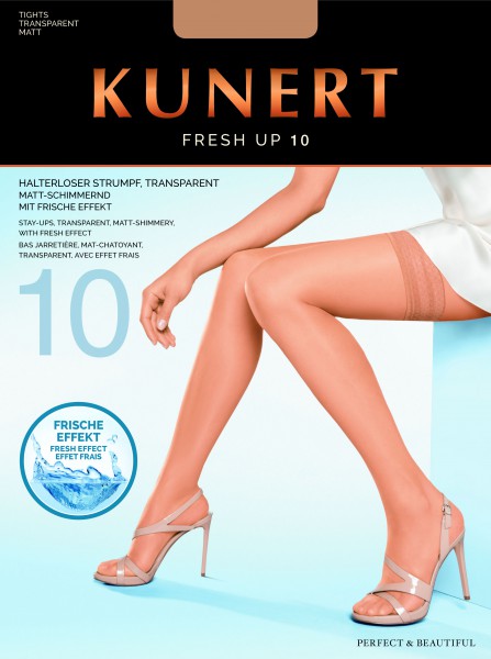 Kunert Fresh Up 10 - Transparent estate Reggicalze