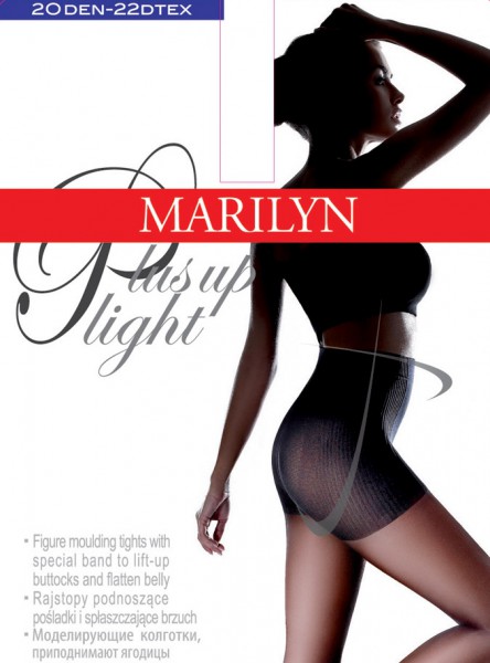 Marilyn Plus Up Light - Body shaping collant con push-up effect